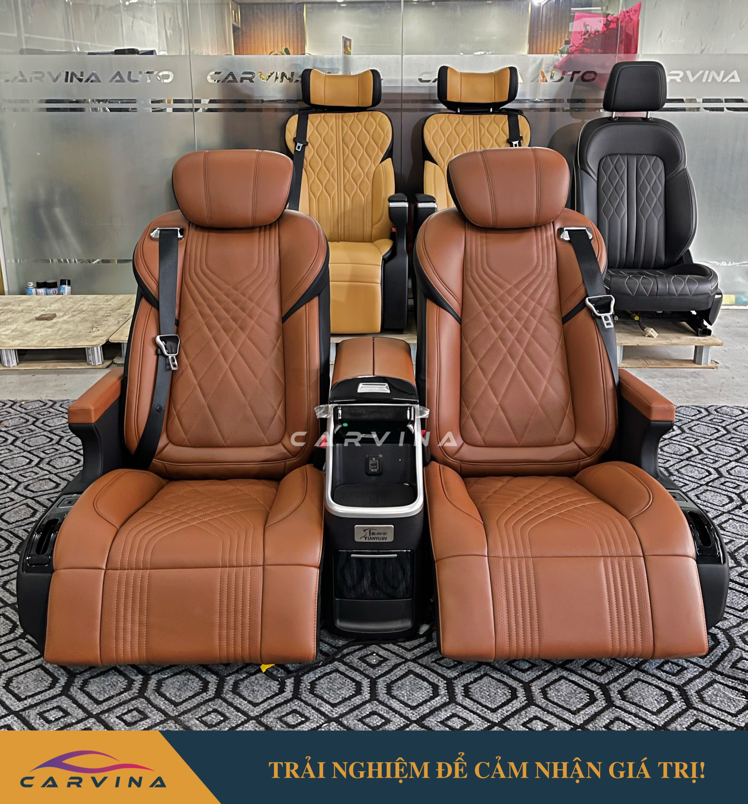 Ghế thương gia cho xe SUV - SUV V.V.I.P LuxCom Seat 2.0