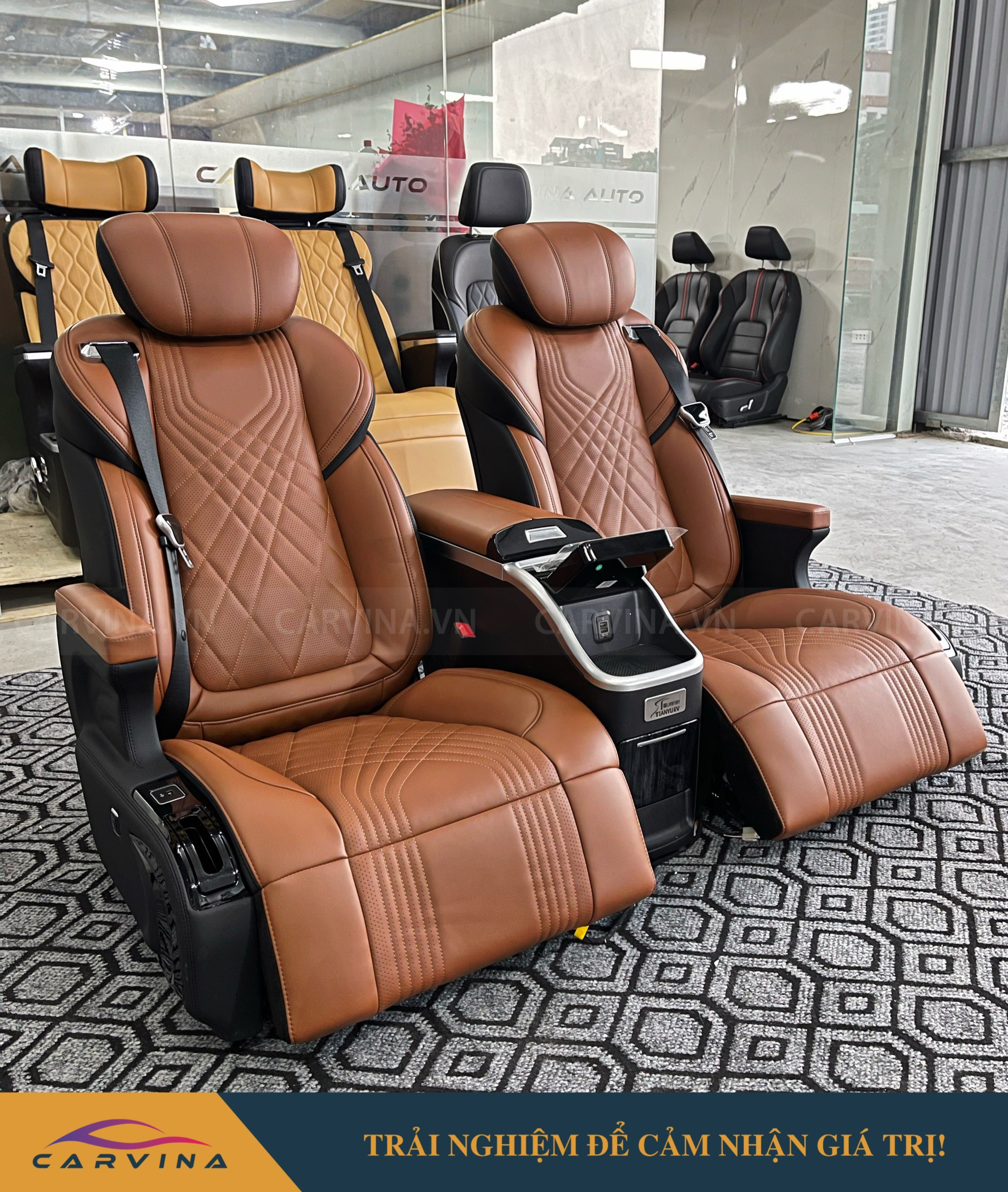 Ghế thương gia cho xe SUV - SUV V.V.I.P LuxCom Seat 2.0